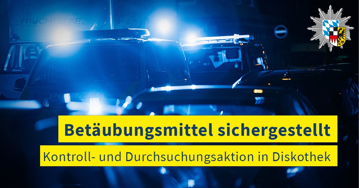 PolizeiMFR's tweet photo. Die PI #Nürnberg-Süd führte in den Sonntagmorgenstunden eine geplante Kontroll- und Durchsuchungsaktion in einer #Diskothek in der Nürnberger Südstadt durch. Vor Ort konnten bei dutzenden Personen #Betäubungsmittel aufgefunden werden.
Pressemeldung: https://t.co/XSdLjVZs6X https://t.co/xjVeBZaWwp