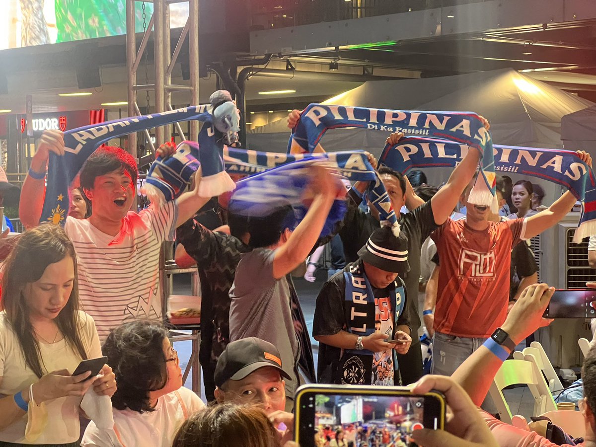 @PilipinasWNFT @philipptionary Always present to support are members of @UltrasFilipinas, the fandom of the @PilipinasWNFT #LabanFilipinas | via @philipptionary