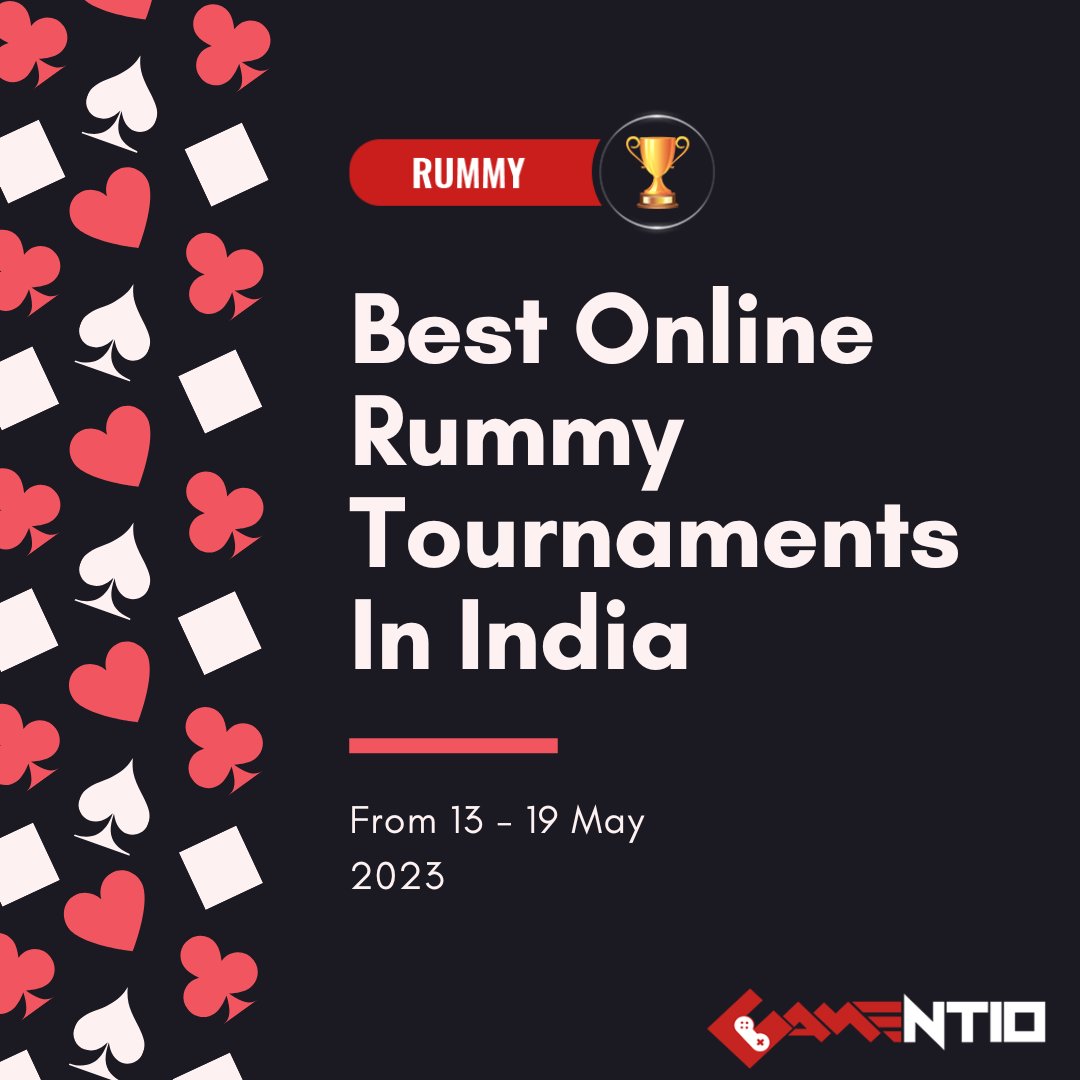 In case you missed!  Here are the Best #OnlineRummy Tournaments in India from 13 - 19 May ‘23 rummy.gamentio.com/blog/-/blogs/1…

#gamentio #cardgame #Rummy #onlinecasino #onlinegaming