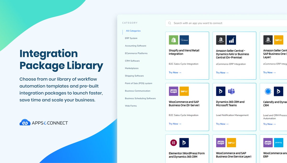appseconnect's tweet image. Level up your integration game with the #ReadyToUse Integration Package! 🚀🔗

Unlock the power of APPSeCONNECT's #IntegrationPackage Library and choose from a vast collection of pre-built packages. Launch faster, save time, and accelerate growth. 📚💡

appseconnect.com/integrations/