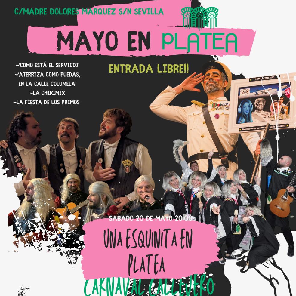 bar_cuatrogatos's tweet photo. ¡¡¡Este sábado, Platea se llena de carnaval!!! 

    🕗 20:00h
    🎟️ ENTRADA LIBRE

¡No hay excusas! Te esperamos🫵

#PlateaCaféyCopas🎭 https://t.co/wrRidmJ7sf