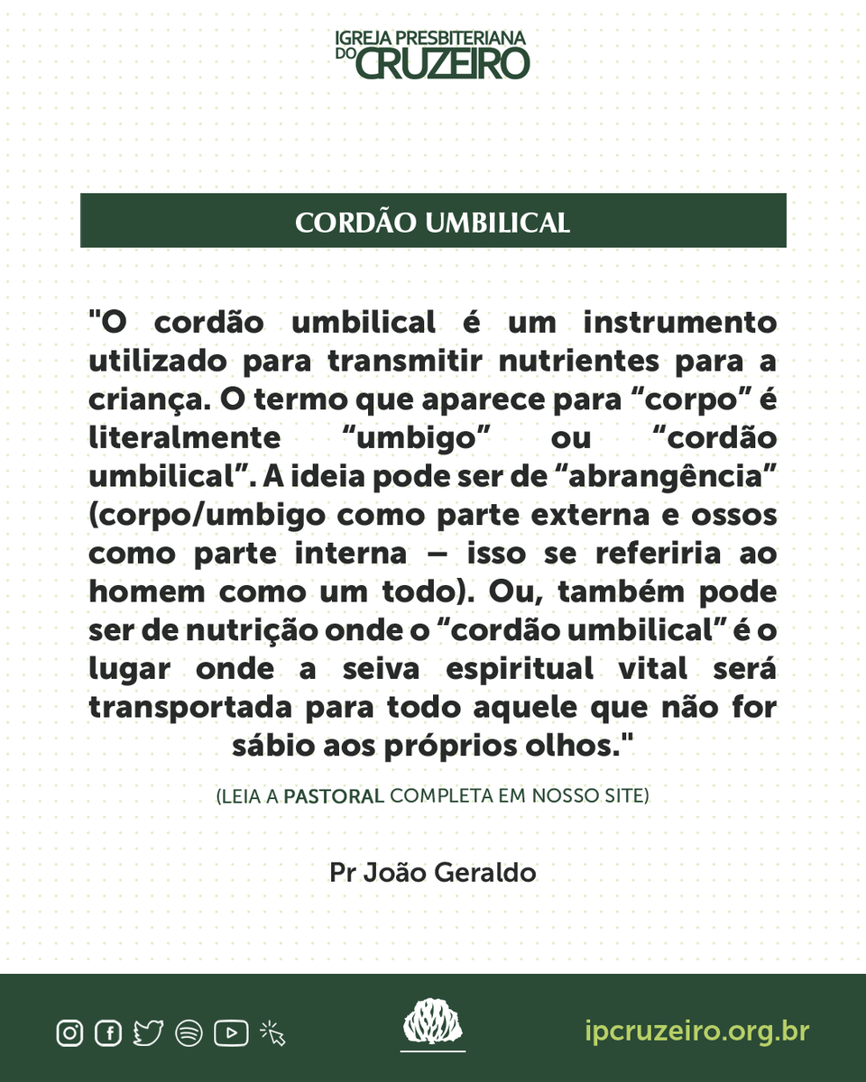 ipcruzeiro's tweet photo. Essa é uma reflexão sobre a pastoral dessa semana.
Leia na íntegra no nosso site: https://t.co/MnmaCn6p91
#pastoral #ipcruzeiro #ipb #ipc #ipconline #igrejaonline https://t.co/i3DrZ2CNot
