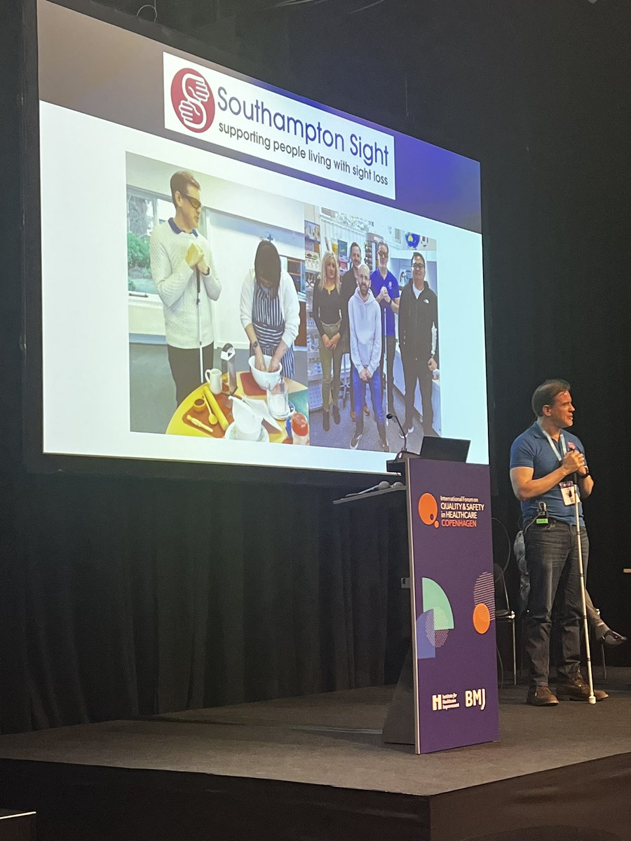 katepryde's tweet photo. Kris one of our amazing patient partners taking to the stage #quality23 to share the ‘why’ #partneringwithpatients is so important. A humbling story that really shines a light on why we must prioritise this https://t.co/uygNcb7WCq