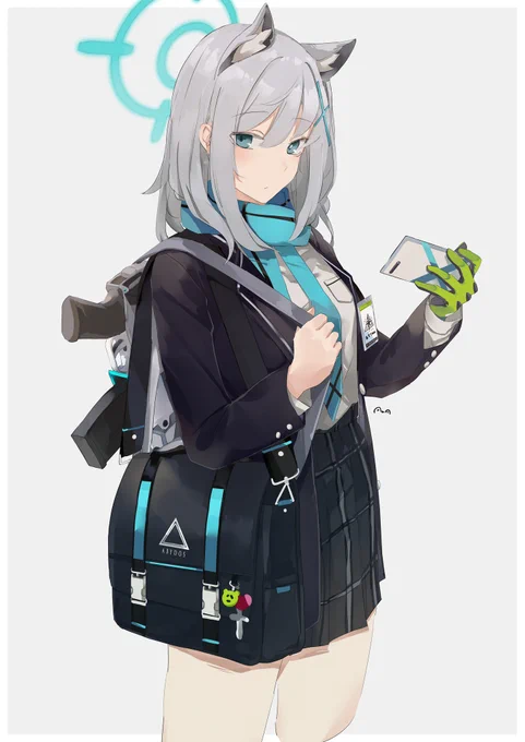 誕生日ということでシロコの絵 #ブルーアーカイブ #bluearchive #블루아카이브