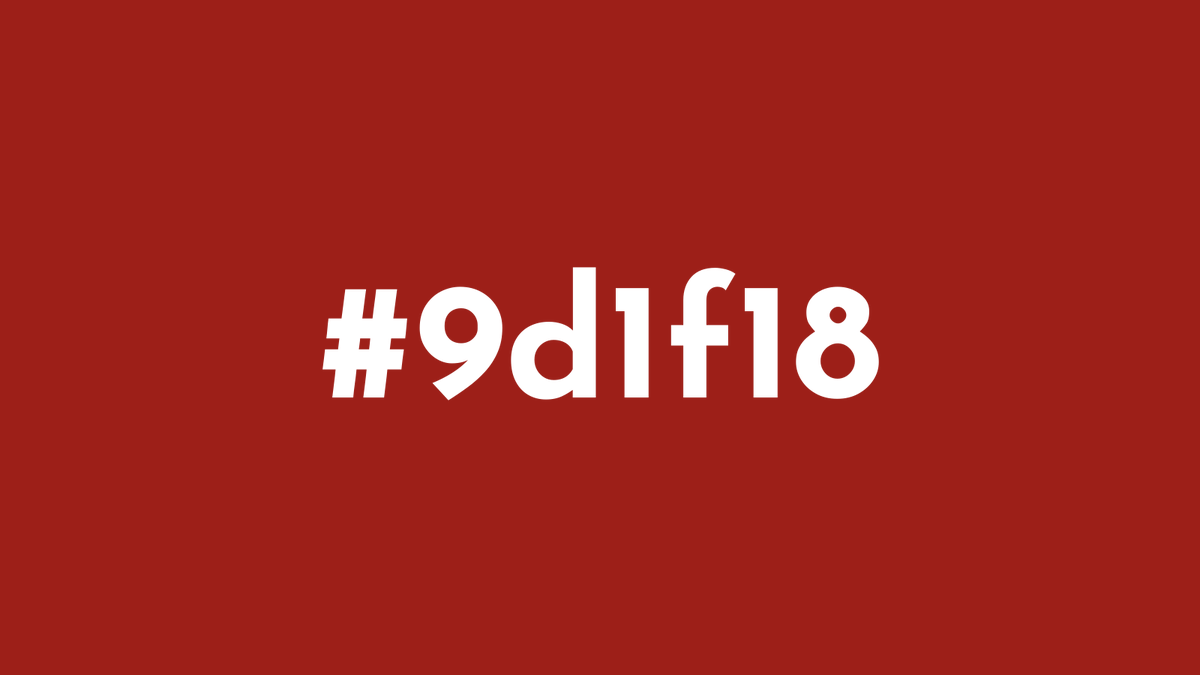 TimourPetit's tweet photo. The color #9d1f18 is a deep shade of red with a touch of brown and is often associated with passion, strength, and elegance. #randomcoloroftheday #colorful #Random https://t.co/RGwk4UDTIV