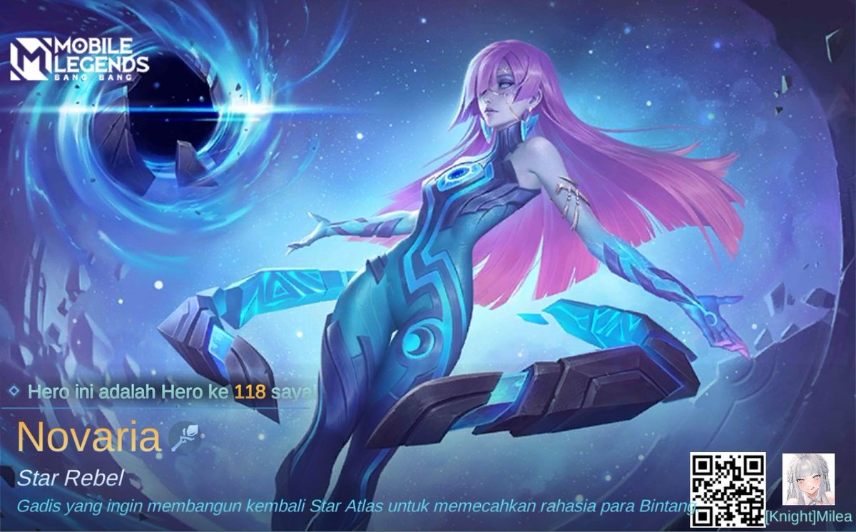 herdianwar's tweet photo. Saya baru saja mendapatkan Hero baru Novaria di Mobile Legends: Bang Bang! Ayo berhadapan melawan Player MOBA terbaik dunia bersama-sama! 
https://t.co/qUuVDdHSc0 https://t.co/4QDx9SGqpf