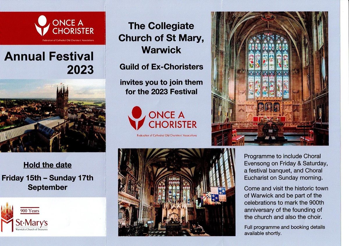 St Mary’s Warwick Music tweet media