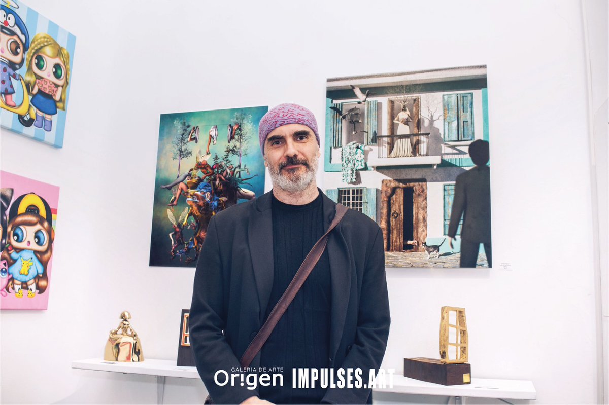 Impulses_ART's tweet photo. Inauguración de la Exposición Colectiva “Nuevos Vínculos” en la Galería Origen de Ricardo Sánchez, con la Gestora Cultural y Artista Plástica Laura Abril. Featuring dos de nuestros artistas: @KeVinOramas4 y @josuemoreno_art 

12 Mayo - 3 Junio 2023
📍 Calle Olid 27, Chamberí, Madrid, estará abierta al público la exhibición por tres semanas. 

“Los iglacú del monte de Anamato”
🎨 Kevin Oramas
  Obra Digital
🖼️ 50x70cm
💰 500€

“Sueño 11: Las palomas” 
🎨 Josué Moreno
  Obra Digital
🖼️ 73x60cm
💰 800€

____________________

📸 Jose Carlos Umeres Ramos
🎥 @josuemoreno_art