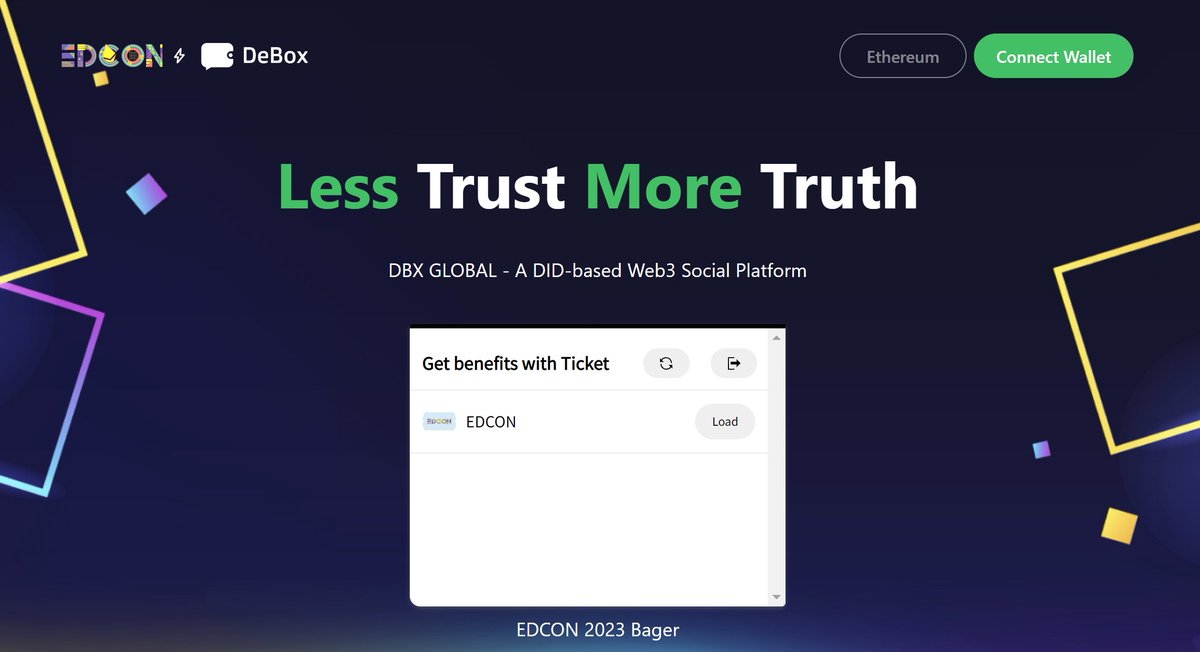 DeBox_Social's tweet photo. Exciting news! All @EDCON2023 ticket holders are eligible for a DeBox Permissionless perk, which includes an experimental SBT airdrop. 

🎁Claim SBT https://t.co/mZgGYpllTL
👉Info https://t.co/z7KsSLFClO

SBT &amp; airdrops will also be on-site in #EDCON #Montenegro. https://t.co/Bsqq4yf58i