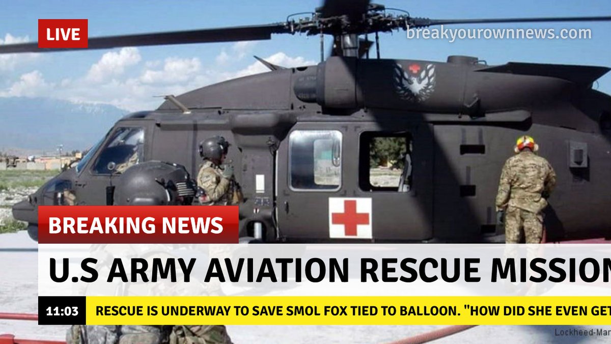 "We have a flight team currently departing shortly as well as a ground unit that is tracking the balloon with emergency services at this time!"