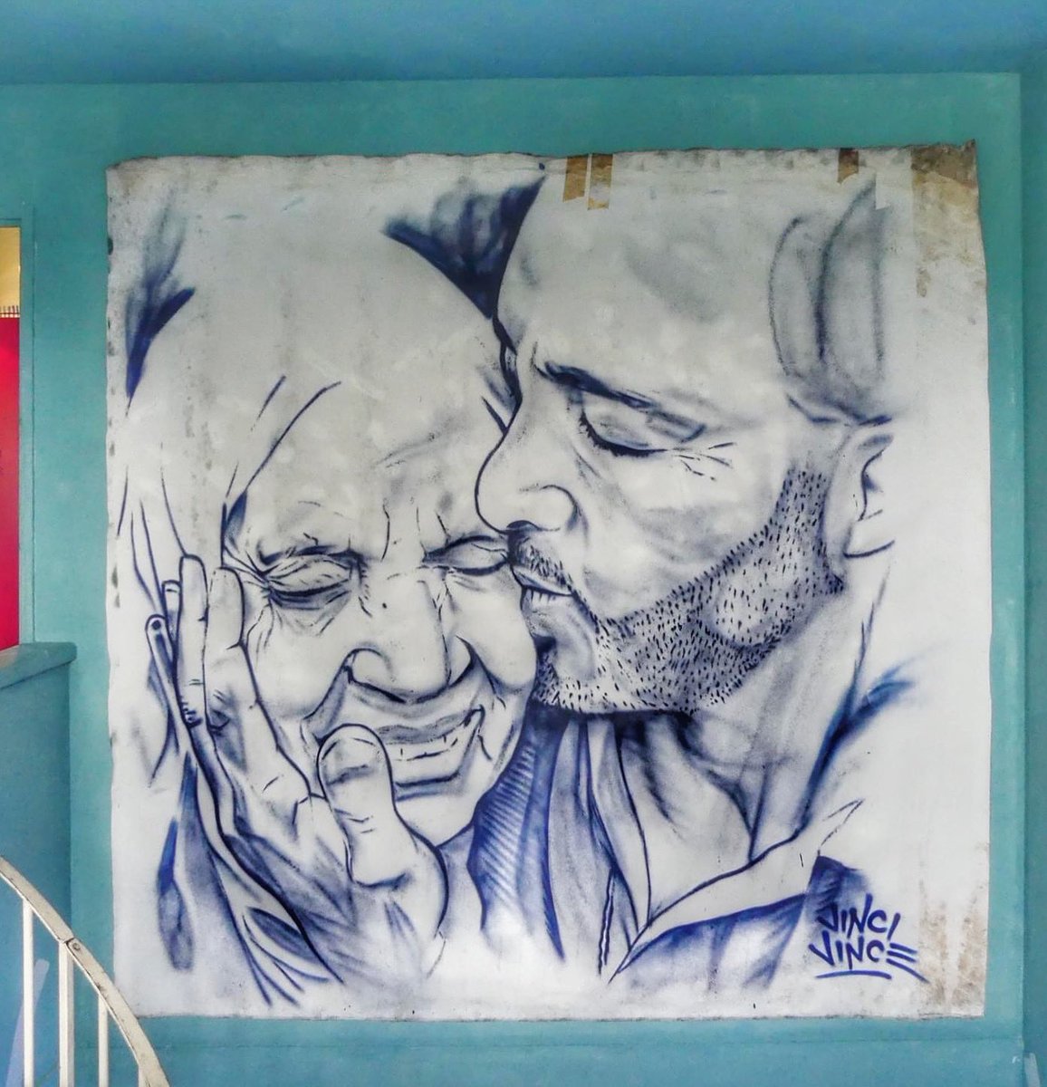 HunterStreetart's tweet photo. [#streetartparis20 / 📸 AVRIL 2023] Artwork by Vinci Vince, découvert dans le cadre du Festival Planète Périphérique (Le Pyth) dans le 20e à #paris !
#vincivince #streetart #planeteperipherique #graffiti #urbanart https://t.co/bO1OeTfaa9