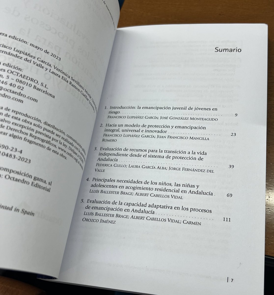 Un honor haber participado en esta jornada organizada por <a href="/insertandalucia/">Inserta Andalucia</a> para divulgar la nueva publicación sobre “Análisis, evaluación y mejora de los procesos de intervención para la emancipación de jóvenes en dificultad y/o riesgo” @laugarciaalba <a href="/jorgefdelvalle/">Jorge Fernandez</a> <a href="/grupogifi/">GIFI-Grupo de Investigación en Familia e Infancia</a>