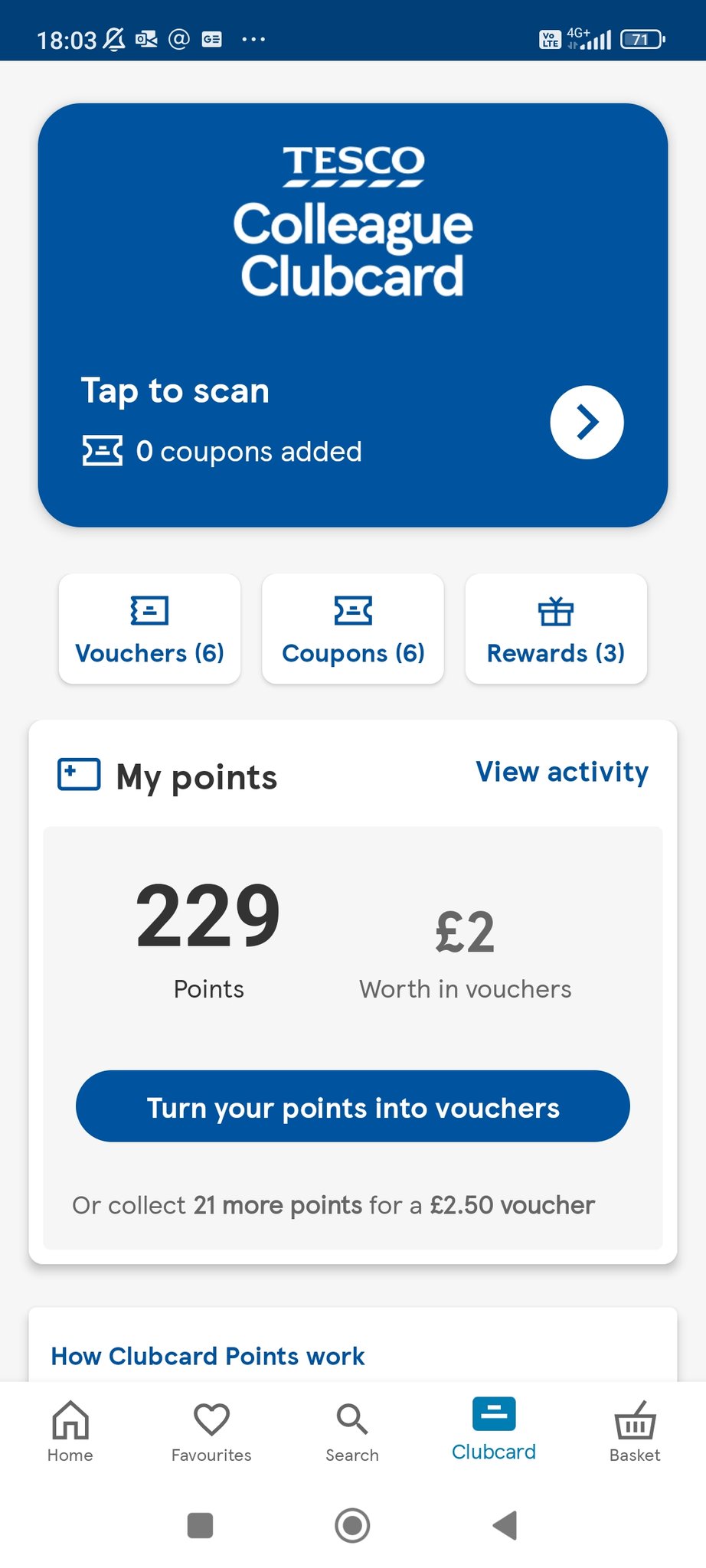 Tesco on Twitter "sewlard Hi Dave. On the clubcard app where you view
