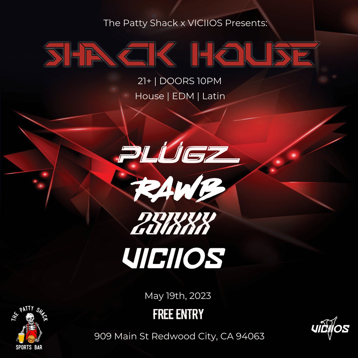 VICIIOSmusic's tweet photo. Kind of last minute but we’re throwing our first show at The Patty Shack this Friday with the help of @pammywammyz ! 

Free entry !

Delicious food !

And good music !

@OfficialPLUGZ_ 
@rawbsound 
@ 2Sixxx https://t.co/6FcW8xVcSB