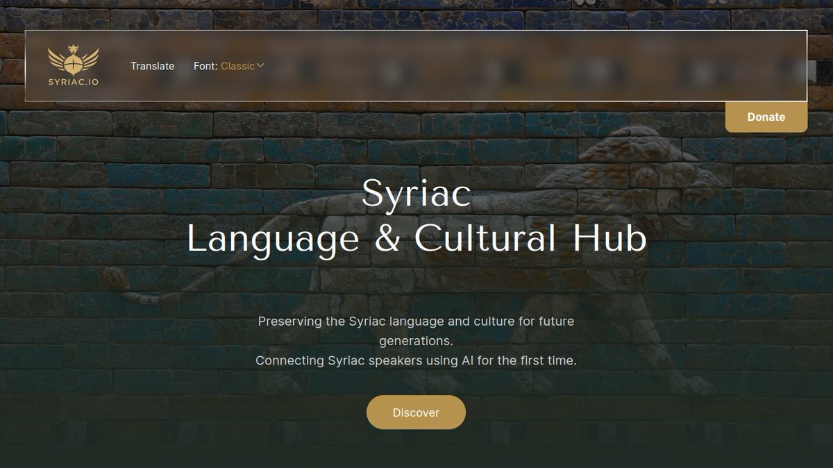 We have now also added Arabic and Malayalam to our Classical Syriac and Suryoyo AI translator.

There should be no linguistic barrier to learning Syriac and finding its  beauty.

Syriac.io