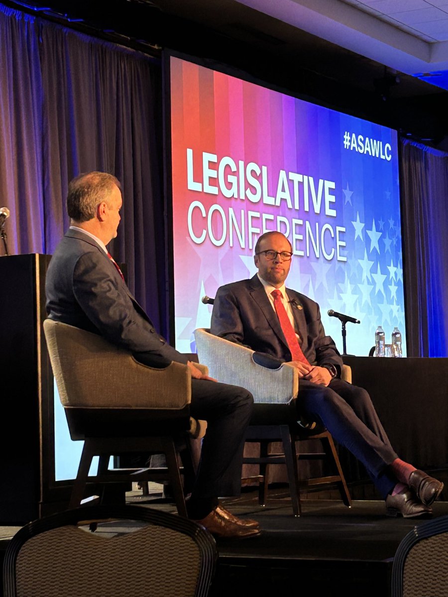 MBonilla1's tweet image. Honored to have the Chairman of the powerful House Ways and Means Committee, Rep. Jason Smith, at #ASAWLC. Nice to hear his comments on the Committee’s work.