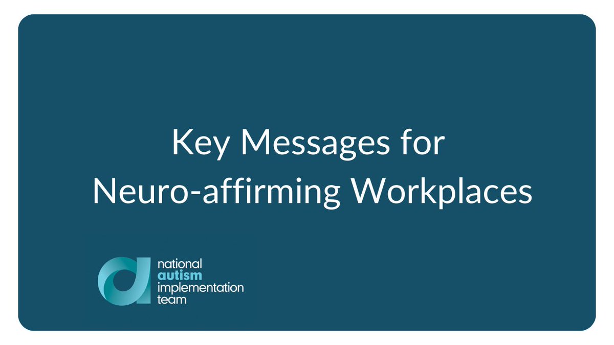 NAITScotland's tweet photo. How can recruitment and employment experiences of neurodivergent people be improved? ⬇️

Key Messages for Neuro-Affirming Workplaces were developed with neurodivergent people https://t.co/ZOruV5hL3u 

@RCNScot @AutisticDoctor
@eyfs4m @rcsltscot @Ahpscot @RCOT_MH @FairWorkAutism https://t.co/mYePCfSuAD
