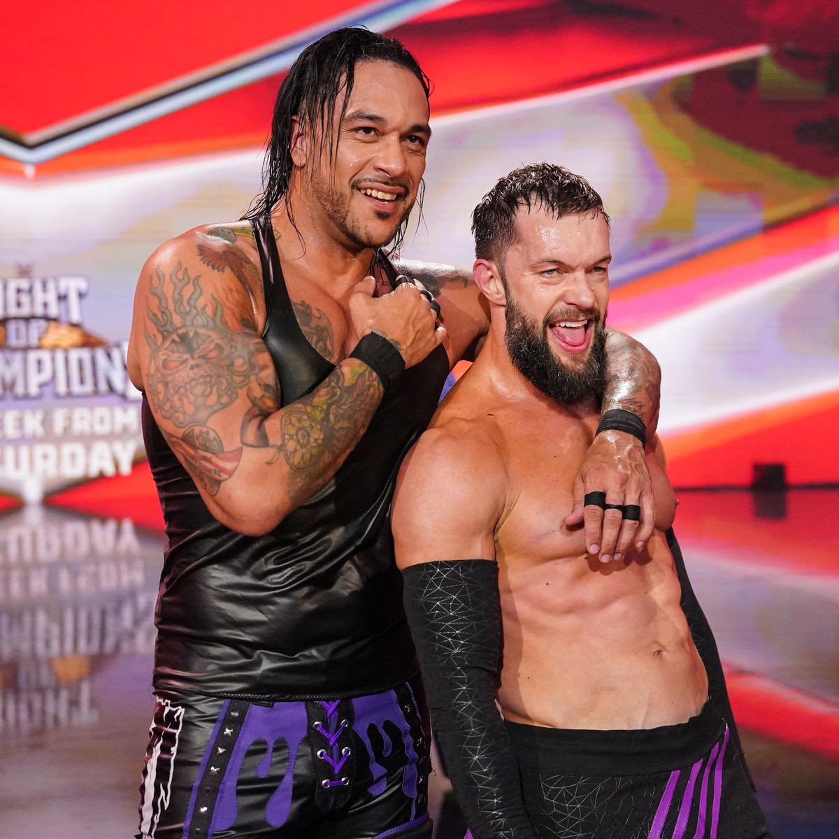 BulletsMayVary's tweet image. Ask and you shall receive. That’s exactly what I’ve been doing for myself and the Judgment Day, just like that we’ve pinned the Tag Team Champions. Some don’t take what we say seriously but we always provide examples, last night was just another one. The future is bright for us.