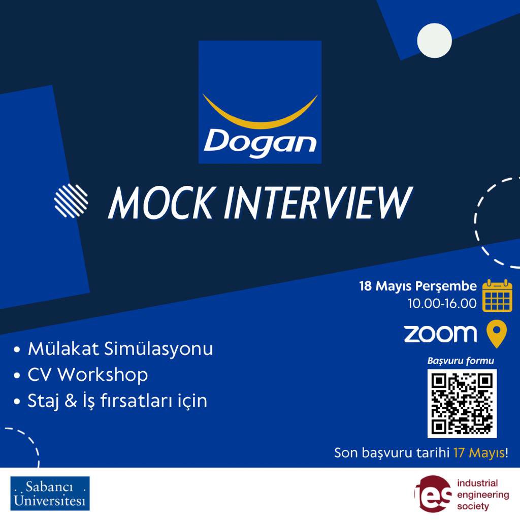 iessabanci's tweet photo. Dönemimizin son etkinliklerinden Doğan Holding'le Mock Interview ile karşınızdayız! 
👇👇👇 https://t.co/QhtpGE5kW8