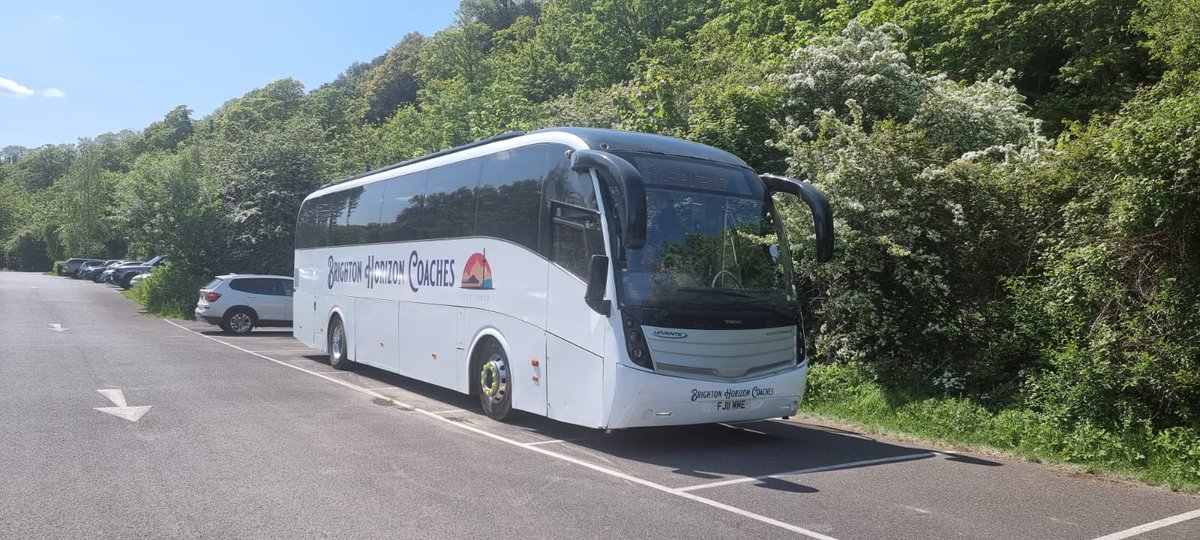 One of our Levante coaches at the @WWTArundel on visit today for a school trip #brightonhorizoncoaches #bus #coach #arundel #sussex #wetland