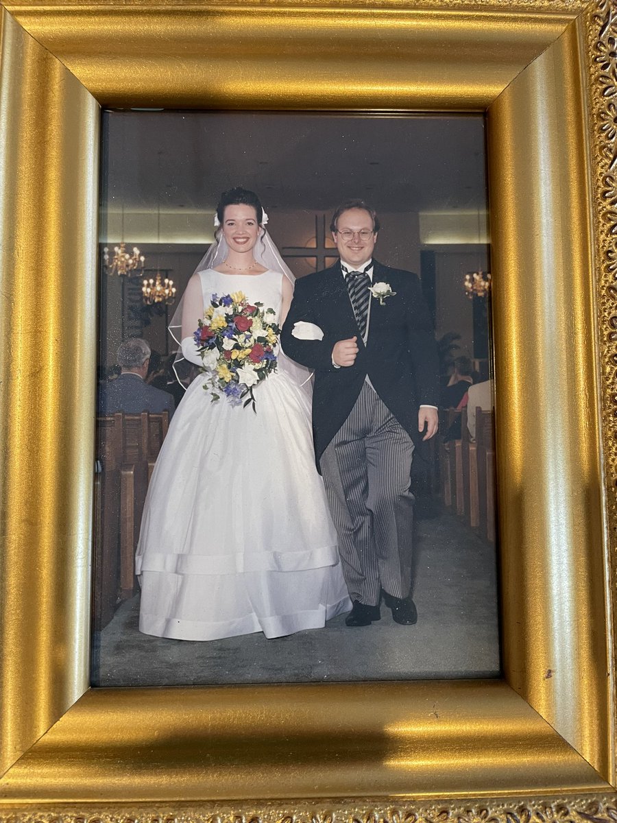 25 years ago today Melanie Wade made me the happiest man in the world. As she valiantly faced her subsequent health challenges, we hoped to reach our Silver Anniversary. In honor of our marriage &amp; in her memory, our children and I tonight will reflect, pray, and reminisce. #love