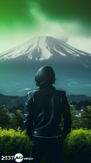 2137AD's tweet photo. Meet Anazuki, a fearless hero in 2025AD. He will fail in his struggle and thiswill lead to the the 2137AD Cinematic Universe. #2137ADCharacters #scifi #scifiart #scifiart https://t.co/jkAfr7LSR7