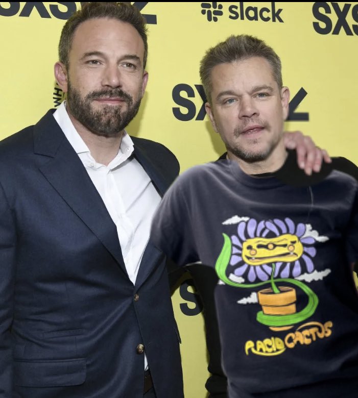 placidcactus's tweet photo. cannot believe my luck all the boys from oceans 11 bought placid cactus shirts wow they look good! https://t.co/hPp9AeaTkV