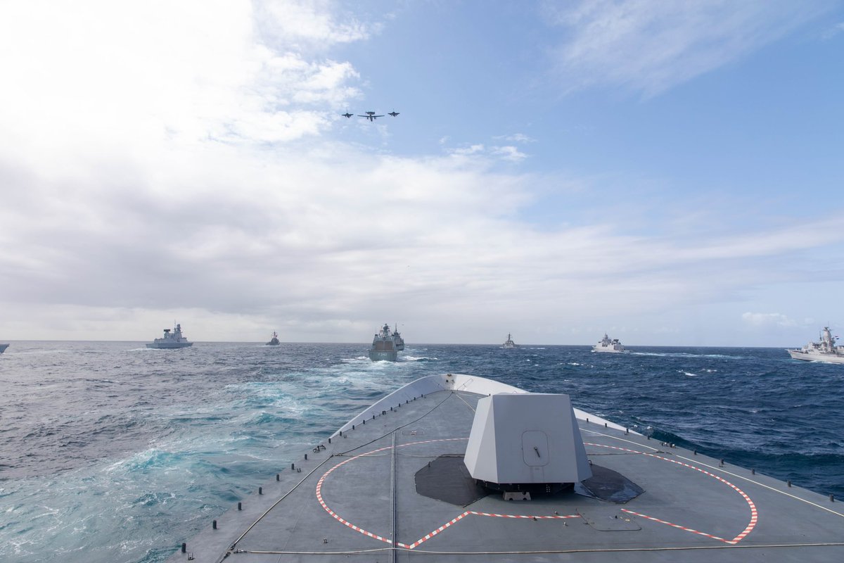 Forsvaret_no's tweet image. The allies are united! All 13 nations play an important role in exercise #FormidableShield23 🛡️⚓️

#WeAreNATO #FOSH23 #StrongerTogether

📸 Photos by RNoN Shea Metzger, US Navy and Royal Navy