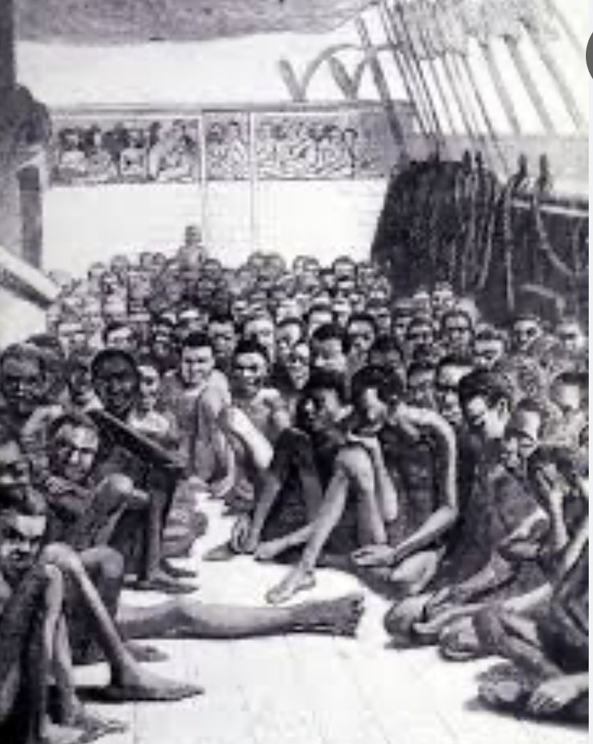 Jay_Naidoo's tweet photo. THE SLAVE SHIP NEVER LEFT OUR SHORES

Labelling is the new blood sport 
Right-winger. Grifter. 
Anti-vaxxer. Conspiracy theorist. 
Terrorist. Communist. 
Dialogue has become religious fanaticism. 

Remember the Rwandan genocide 
Tutsis were ‘cockroaches’
Remember the genocide of the Khoisan
The First People’s of the world
Considered ‘vermin’ to be shot for sport by white settlers in Southern Africa. 
Remember the native Americans 
Reservation schools to beat the ‘savage’  out of indigenous people. 
And a genocide to eradicate their lands for colonization. 
Remember slavery of millions of Africans to toil on the cotton farms. 

All of it was preceded by the vocabulary of ridicule, demonisation and elimination. 
The roots of racism was the official narrative. 
Those of color were not human. 
And therefore no expectation to be treated by those who had the ‘divine rights’ of whiteness. 
And so the language of hate speech was weaponised. 

And the politics of hate continue today  
Ideology roots us in the shackles 
Of a cesspool of vested interests. 
Millennia later. 
The slave ship has not left our shores. 

I was prepared to die for freedom
Facing the guillotiné of repression 
That assassinated our identity
Sought to erase our very being 
Our identity and consciousness. 

I ask you now
The Generation who we have left 
In the despair of deferred dreams. 
Whom I sat and alongside with in solidarity.
What are you prepared to live for?

I am from a generation that has left us bereft of the blessings of Mother Earth.
Our sword of social justice has been tarnished 
Human rights traditions now drenched with the blood of the innocent. 
Compromised by the philanthropic industrial complex.

We are profiled statistic today. 
Clients of medical colonialism 
From cradle to grave. 
In a world without color, fragrance and diversity. 
Sucked into a realm of a new normal
Greying uniformity and conformity.  

Abandon the logframed jargon of development speak
That assassinates the optimism of revolution. 
It has incubated a monstrous betrayal. 
The iron heel of totalitarianism 
That now slaughters the children of freedom
Because our liberators are now ensconced in the bosom of elite betrayal. 

We are born for this time
The time to stand in your own truth. 
Revolt against the mental chains that alienate us from the magnificent tapestry of life. 

Question everyone. Question everything. 
That’s the mantra of moksha. 
True liberation of our full human potential. 

Hear the rumbling in the tenement ghettoes. 
People are gathering. 
Courage is feeding the rivers of resistance 
In a world bloated with exclusion and violence 
Answer the call of your ancestors. 
Arise dear ones
With fortitude, humility and compassion 
The truth will triumph. 

And we will transcend this moment of discontent and transformation 
To be the Supramental Being
We Are. 

🙏🏾💚❤️💜