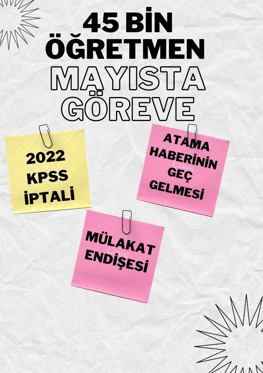 Bir an önce okullarımıza kavuşmak istiyoruz. Bizler maddi ve manevi olarak çok yıprandık. Erken başlamaya ihtiyacımız var. Talebimiz kararnamelerimizin erken verilmesi.
<a href="/RTErdogan/">Recep Tayyip Erdoğan</a>
<a href="/tcmeb/">Millî Eğitim Bakanlığı</a>
<a href="/prof_mahmutozer/">Mahmut Özer</a>
<a href="/EgitimBirSen/">Eğitim-Bir-Sen</a>
<a href="/egitimgucusen/">EĞİTİM GÜCÜ SEN</a>
<a href="/turkegitimsen/">Türk Eğitim Sen</a> 

#45BinÖğretmenGöreve