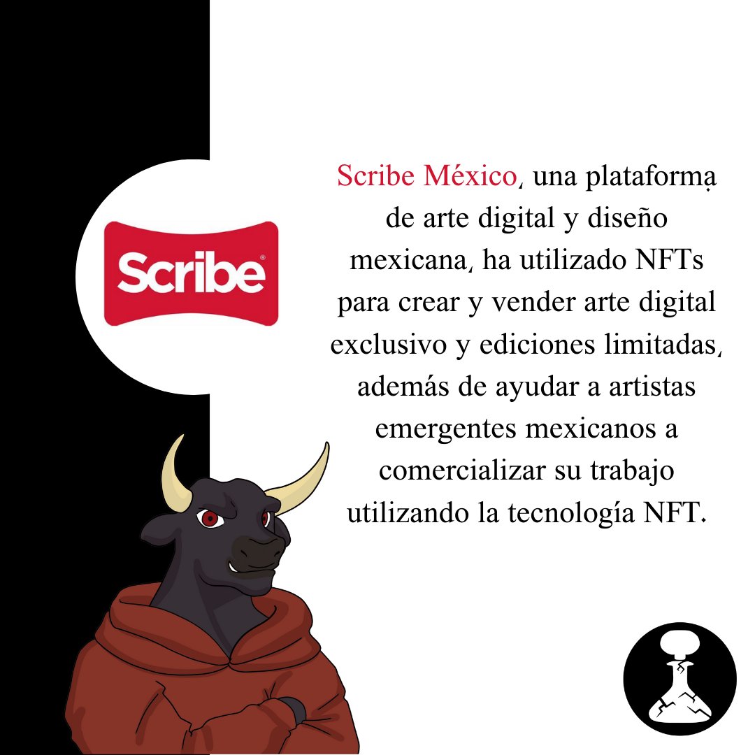 BlocksCenter_co's tweet image. Sabias que hay creadores mexicanos que han utilizado los NFTs con éxito 
aquí te presento algunos:
#SmartLab #NFTs #empresas #innovación