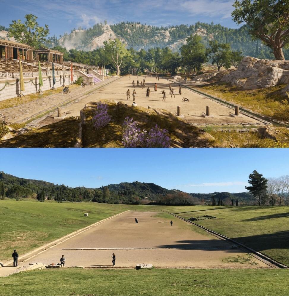 🏺🏛СУПЕР МИШКÆ🧸 on Twitter: "Стадион в Олимпии, Греция: II в. до н.э ...