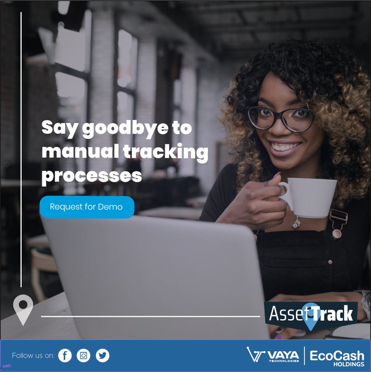 VayaServices's tweet photo. Asset Track is the ultimate solution for businesses looking to streamline their asset management processes. Say goodbye to manual tracking! For a quote or demo, please contact us on: assettrack@ecocashholdings.co.zw or call +263 772 222 650
#AssetTrack #VayaServices https://t.co/XWVo9XYI5X