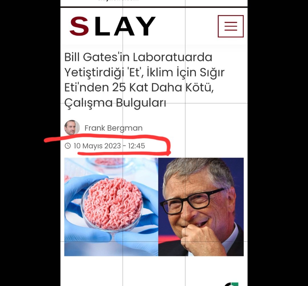 SerkanK16508934's tweet photo. Onlara: “Yeryüzünde bozgunculuk yapmayın.” denildiğinde: “Biz sadece ıslah edicileriz.” derler
✅Bill gatesin sahtekar yani kanserojen yapay eti , sığır etinden 25 kat daha iklime zarar verdiği tesbit edildi 
✅Ayrıca iklim sığır ilişkisi küresel bir yalan
https://t.co/74Cn6ZHOPk https://t.co/RuGehwieY1