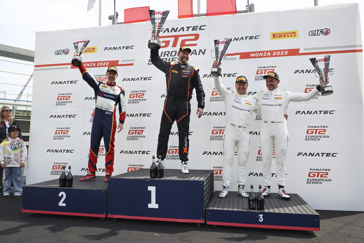 GT2European's tweet photo. With a host of new drivers joining #GT2Europe, let's help you get to know the newest members of the #GT2Family

First up, Am class leader @jankrabec who took double victory on his RTR Projects KTM debut at Monza.

Full story 👉🏼 https://t.co/baBngMYalk

#FanatecGT #GT2 #GTRacing https://t.co/qL7Qado6B8