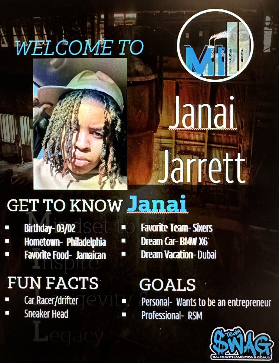 Newest addition to Team Mill. 
Excited to introduce Janai Jarrett
#lifeatatt <a href="/realmccoy1988/">Connor McCoy</a> <a href="/Mike_V_Lamb/">Mike Lamb</a> <a href="/MarcosM226/">Marcos Miranda</a>