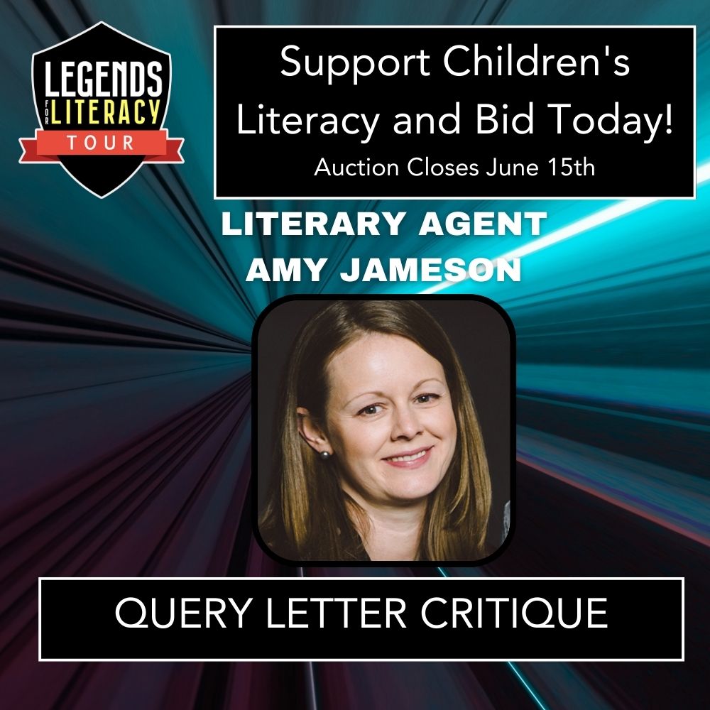 amylujameson's tweet image. Love books and making a positive impact? Support Legends for Literacy Tour &amp;amp; Auction to fund Teen Author Boot Camp and Book Drop. I'm auctioning a query letter critique! #legendsforliteracy #teenauthorbootcamp #bookdrop @teenauthorbootcamp