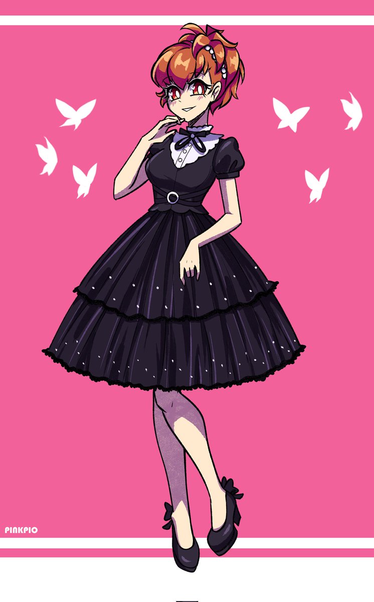 I found a dress and thought it would look good in Kotone

#ペルソナ3 #Persona3 #KotoneShiomi