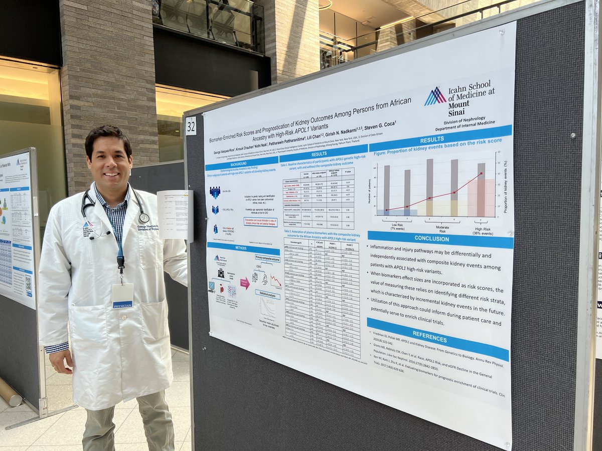 Congratulations to #nephrology fellows <a href="/lfsanchez0104/">Luis F Sanchez Russo</a> &amp; <a href="/GeorgeVasquezR2/">George Vasquez-Rios, MD MSCR, FASN</a> for their research day posters!