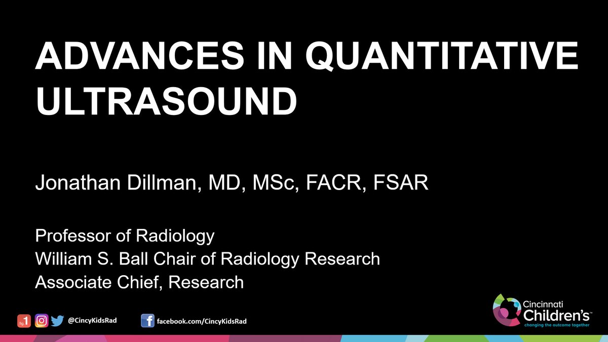 It is time to hear about advances in quantitative ultrasound from your friend and ours, <a href="/therealjonadill/">Jonathan Dillman</a> #SPR23 #SPR2023 🧵