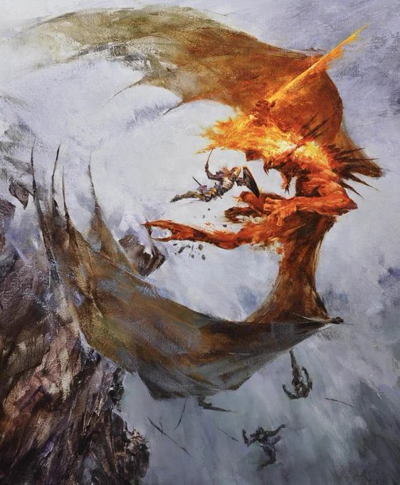 Glorfindel and the Balrog by Eric Velhagen