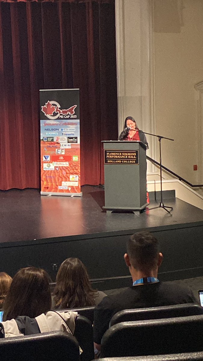 Learning more about reconciliation with <a href="/juliepellissier/">julie pellissier</a>-lush. #peicap23 #learningtogether <a href="/CandiceKrawetz/">Candice Krawetz</a> <a href="/EvanHanson17/">Evan Hanson</a> <a href="/PrairieSouth/">Prairie South</a>