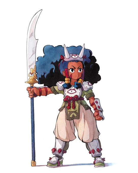 Still not decided about her design, but her name is Saba!