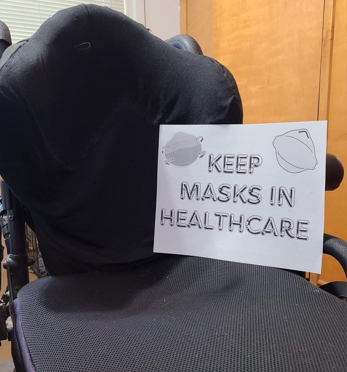 As my doctors dropped masking I in turn dropped them. These medical professionals are either fine risking their patients lives or unaware of  the harm they're doing, either way I don't trust their ability to care  for me. Without access to safe and knowledgeable care I have 1/2