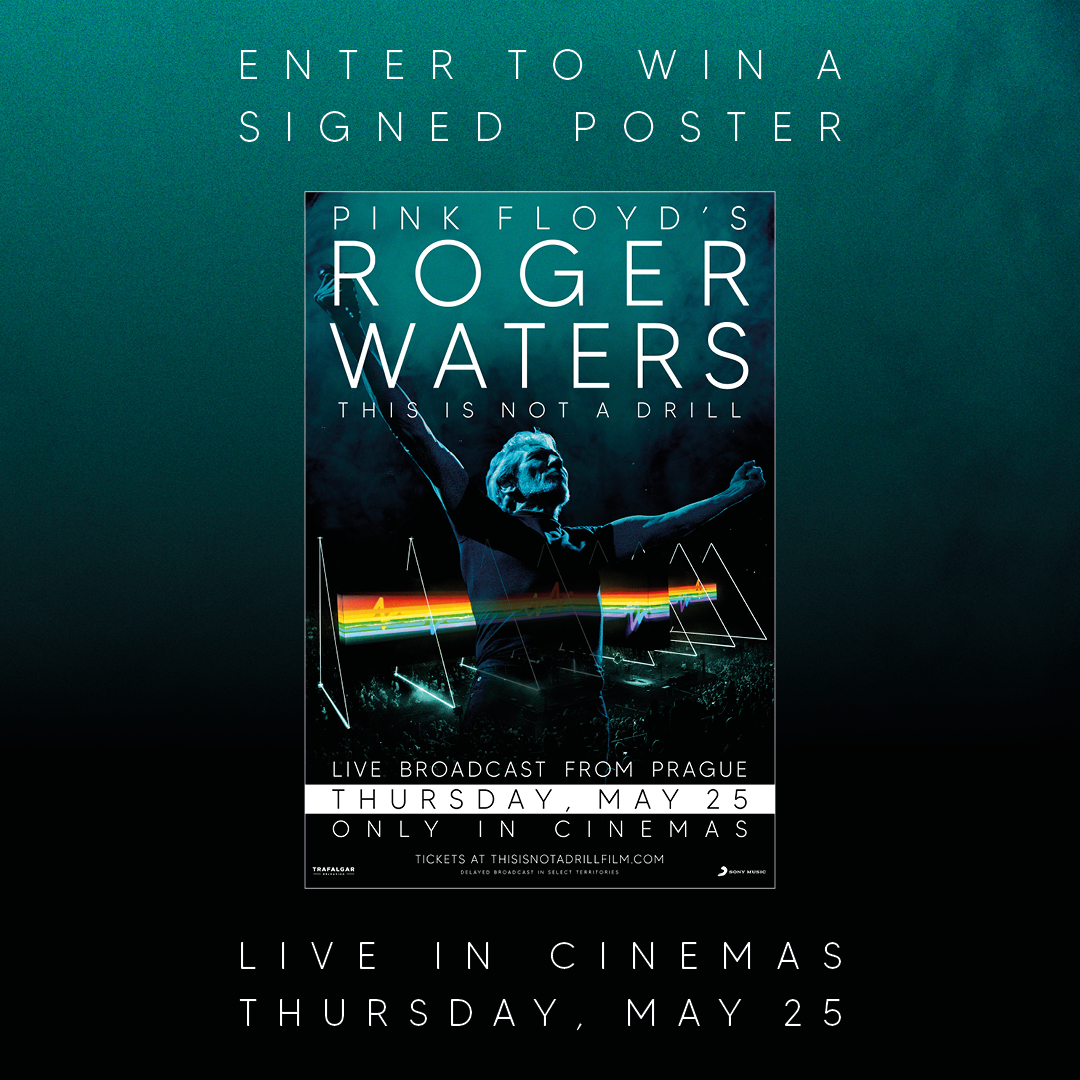 Cinemark's tweet photo. 🚨GIVEAWAY ALERT🚨

FOLLOW US and RETWEET this post for a chance to win a ✨SIGNED✨ poster from @RogerWaters!

No Purchase Necessary. U.S/D.C. only, 18+. See Official Rules for all details. Enter by 5/25/2023  Rules: https://t.co/JF8eRV0Gzk #CinemarkSignedPosterSweepstakes https://t.co/hg9dfYSfDv