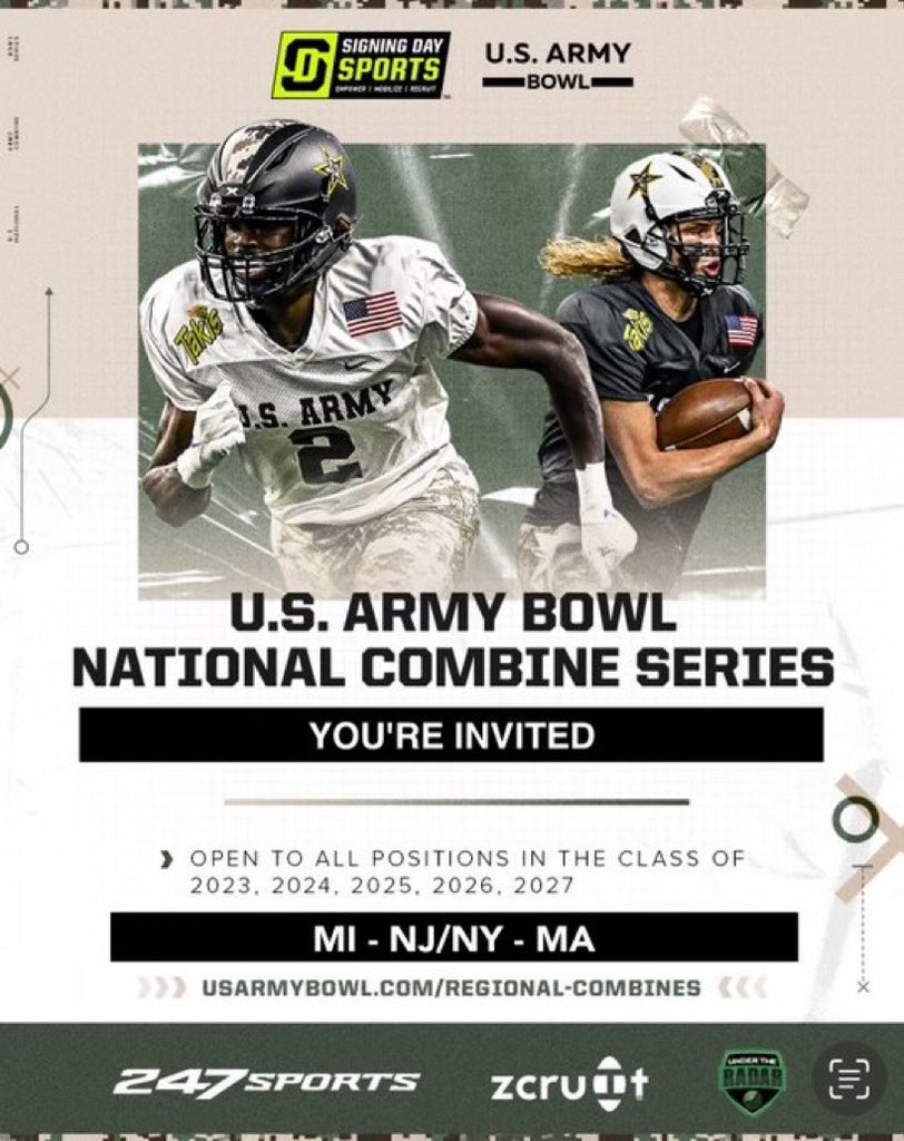 Caiden Anderson (@ca1de9) on Twitter photo Blessed to receive and invite to the U.S Army National Combine. <a href="/HSEFootball/">HSE Royal Football</a> <a href="/qb1ndy/">QB1 Indy</a> <a href="/USArmyBowl/">Military Appreciation Bowl Week</a> Blessed to receive and invite to the U.S Army National Combine. <a href="/HSEFootball/">HSE Royal Football</a> <a href="/qb1ndy/">QB1 Indy</a> <a href="/USArmyBowl/">Military Appreciation Bowl Week</a>