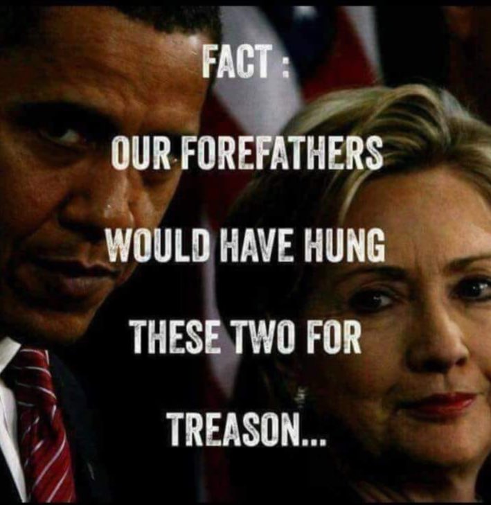 Clinton and Obama