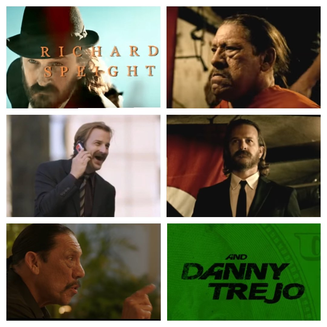 Happy birthday to cult actor Danny Trejo, born on this day in 1944.
@dicksp8jr and the *other* Machete have some projects in common. 
Here they are in the 2017 comedy #AllAboutTheMoney and in @Slayer's Repentless Killogy (2016).