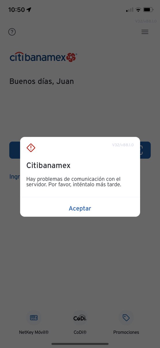 LnSenties's tweet photo. @Citibanamex Esto me aparece desde hace 3 días. Ya busque si se trata de una actualización de la app o el software y no hay nada con relación a eso ya que todo está actualizado. https://t.co/nW08zKymrd