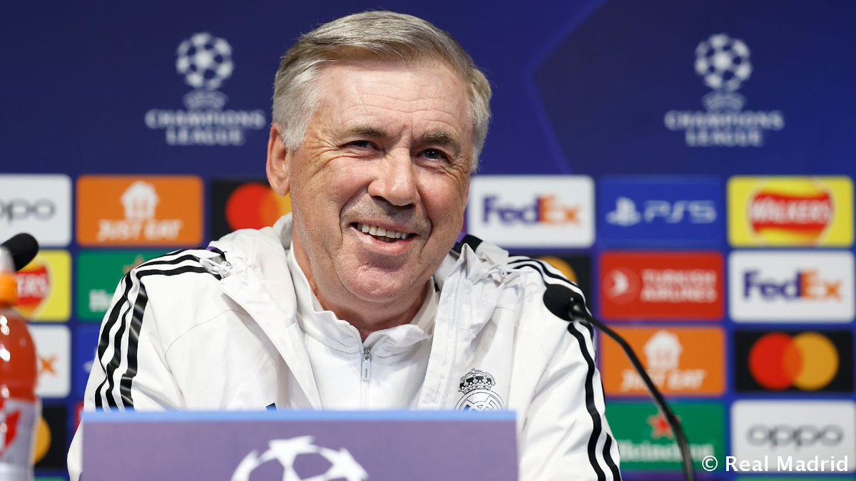 🎙️Ancelotti: My plan is the same as always: to try to get the best out of our team individually and collectively. It is going to be a game that will demand a lot from us and it can be done better than we did in the first leg. That's what we'll try to do tomorrow.